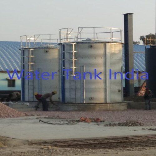 Vertical Orientation Prefabricated Zincalume Steel Storage Tanks