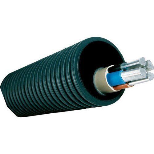 Durable And Defect Less Black Color With Material Grade Pe 100 Hdpe Double Wall Corrugated Pipe