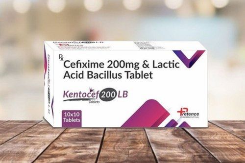Cefixime And Lactic Acid Bacillus Prescription Antibiotic Tablets