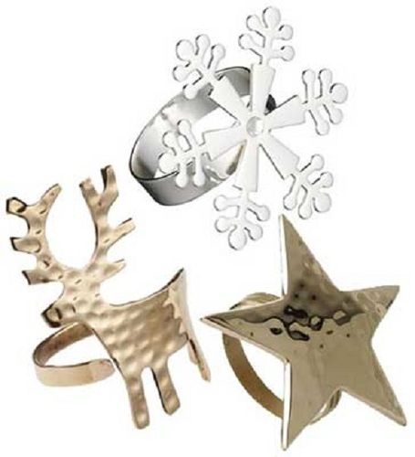 Designer Christmas Napkin Rings