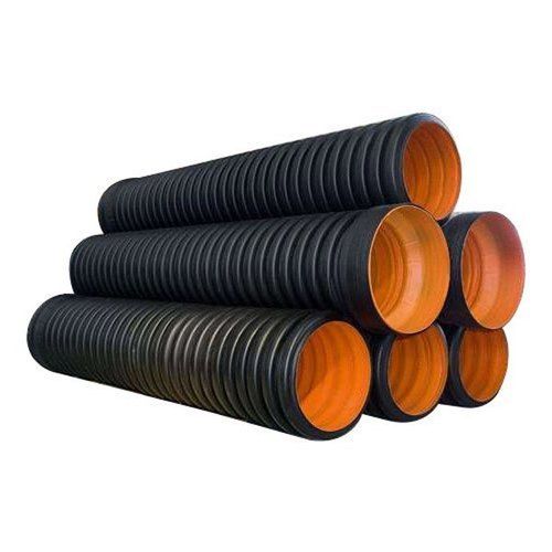 Flexible Type Round Shaped 6 Meter Long Industrial Construction Dwc Hdpe Pipes