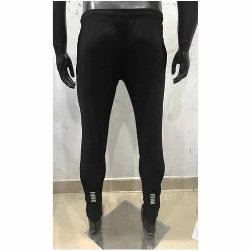 Mens Plain Full Length 4 Way Lycra Track Pant