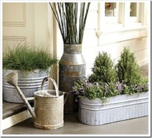 Metal Garden Pots And Planters