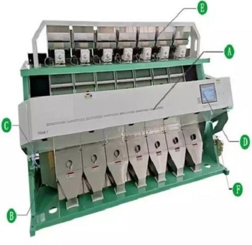 Moong Dal Color Sorting Machine, Good Quality, Automatic Grade, Multichromatic Camera, Single Phase, Robust Design, Hard Texture, Environment Friendly