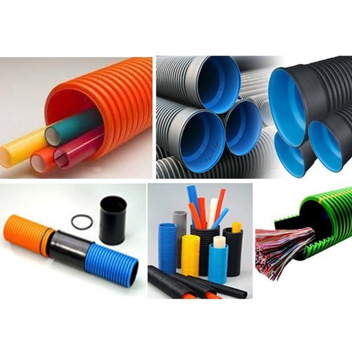 Non Flexible HDPE Double Wall Corrugated Pipe - 2 Inch Diameter, Available in All Colors, Durable and Reliable, 200 Meter Length