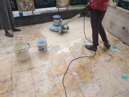 Removing Yellowness Marble Cleaner