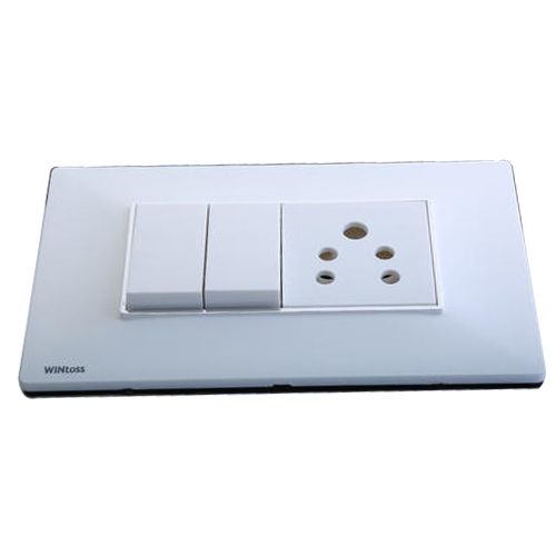 White Color Wall Switch Board