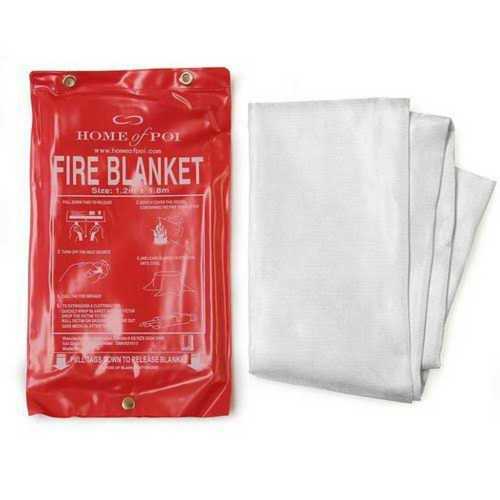 Red Anti Bacterial Fire Blanket 