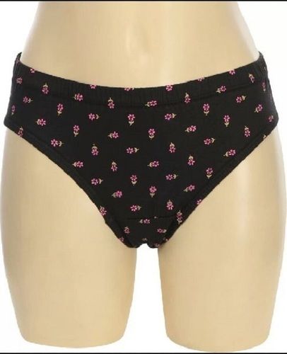 Red Printed Cotton Polyester Hipster Panties For Ladies, A Grade