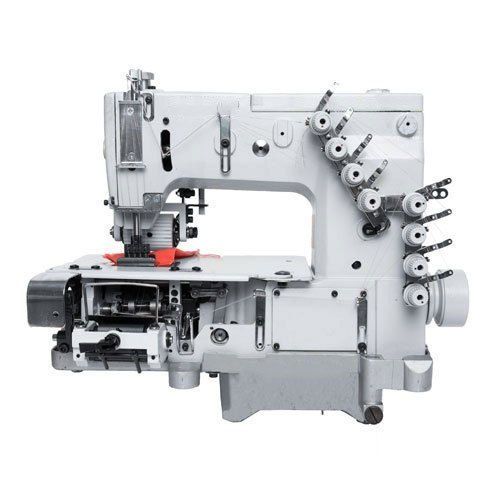 White Chain Stitch Elastic Attaching Machine With Auto Trimmer