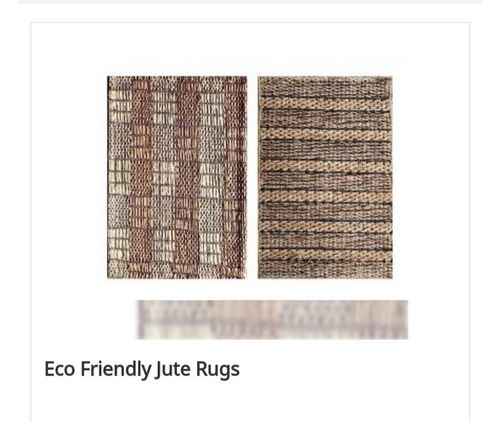 Washable Durable And Eco Friendly Jute Rugs