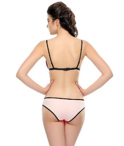 Bikni Fine Cotton Folding Elastic Bikini For Ladies, Plain Pattern