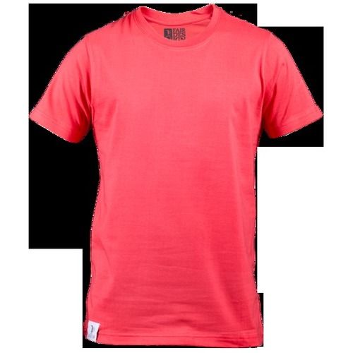 Mens Casual Round Neck Short Sleeve Red T-Shirt Age Group: 18+