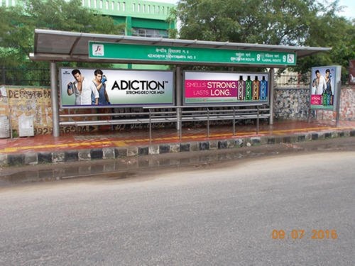 Outdoor Local Bus Shelter Stand Business Advertising Service By Sangam Publicity Company