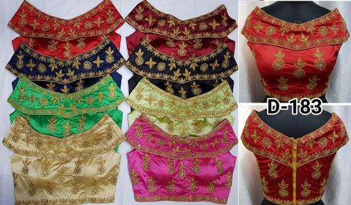 Readymade and Stitched Ethenic Padded Blouse (D-183 Model)