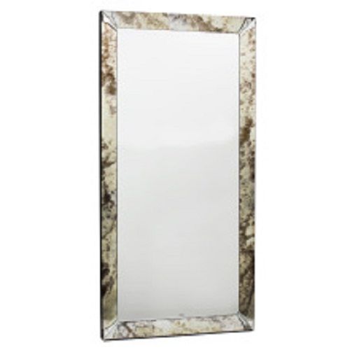 Various Colors Are Available Rectangular Floor Mirror With Antique Border