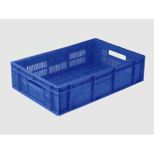 Rectangular Shape Blue Industrial Crates Se-64125 Tp 