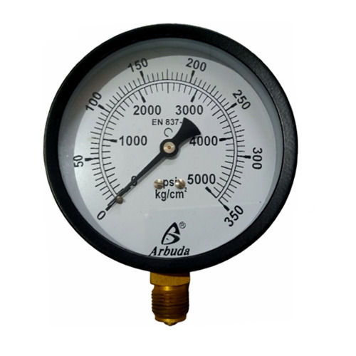 Accuracy Class 2.5 Bourdon Tube Commercial Utility Analog Pressure Gauge