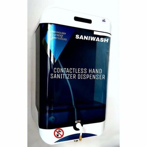 Black+White Automatic Wall Mount Smart Liquid Hand Sanitizer Dispenser