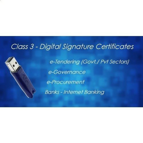 Indian Class 3A Organization Digital Signature Certificate Services