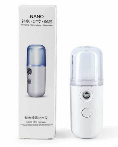 Mini White Usb Rechargeable Liquid Hand Sanitizer Mist Sprayer Age Group: Suitable For All Ages