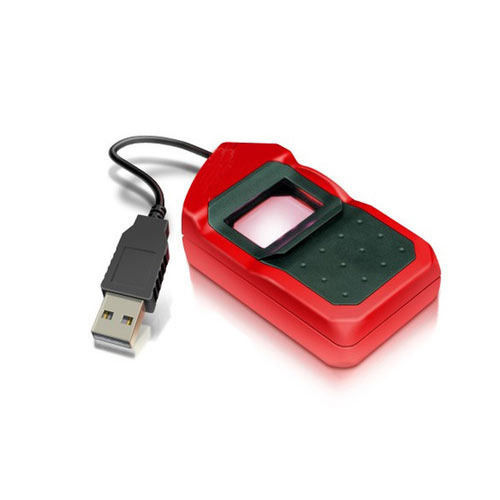 Plastic Morpho Red Fingerprint Scanner