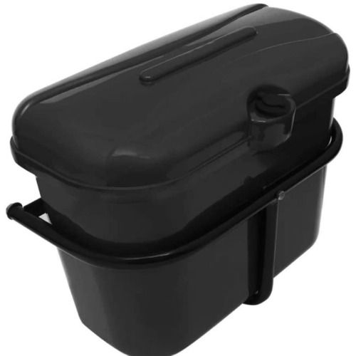 Plastic Motorcycle Black Side Box