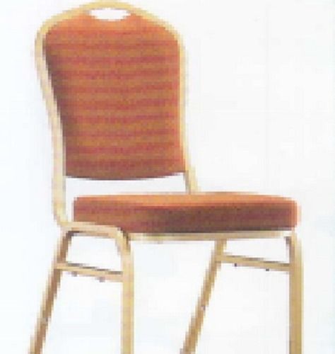 Portable Fabric Seat Armless Red Banquet Hall Chairs