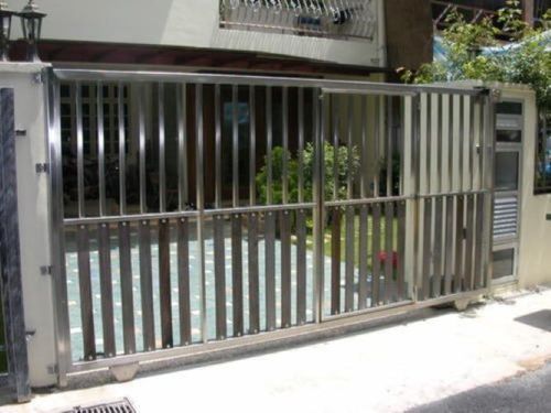 Stainless Steel Sliding Gate - 7ft Height | Premium Grade SS316, Optimum Quality, Ideal for Home Use