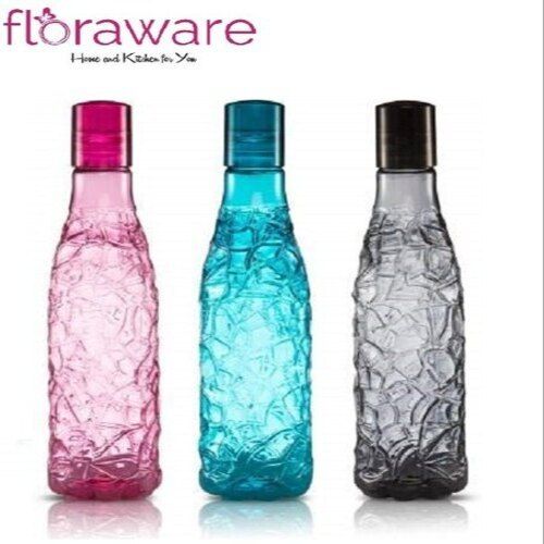 Multicolor 1 Liter Water Storage Capacity Floraware Water Bottle Set Of 3 