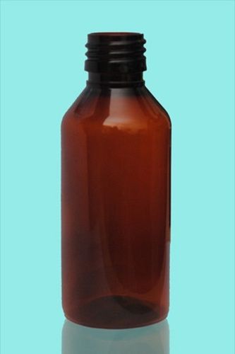 Amber Color Round 100 Ml Pharmaceutical Pet Plastic Bottle