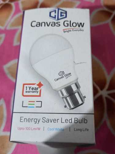 Energy Saver LED Bulbs - Aluminium, Plastic, Round Shape | 9W Electric, Easy To Use, Low Consumption, Modern Design, White Light