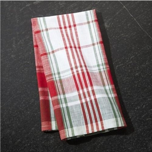 Multicolour Plaid Printed Cotton Yarn Dyed Tea Towel