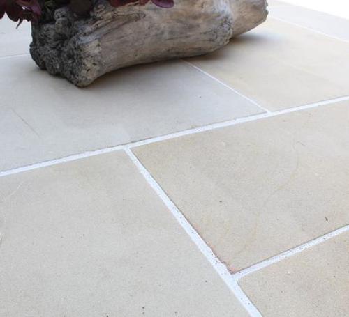 Plain Mint White Sandstone Slab