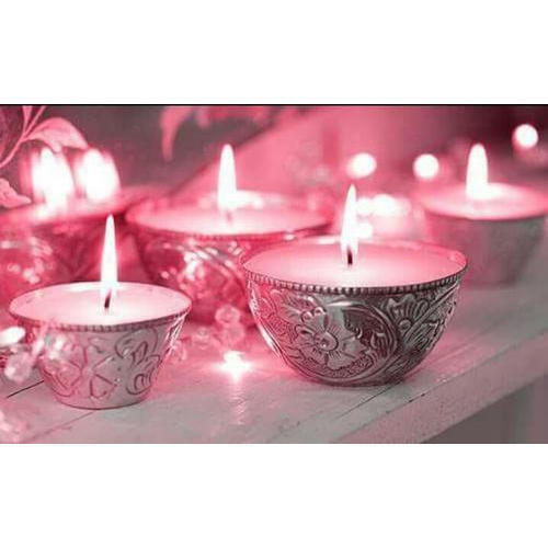 Silver T Light Candle Holder