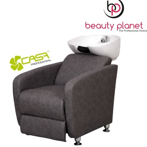 Plain Black Color Shampoo Chair