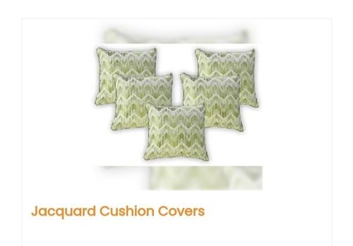 Plain Style Jacquard Cushion Covers