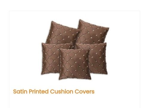 Square Shape Satin Printed Cushion Covers