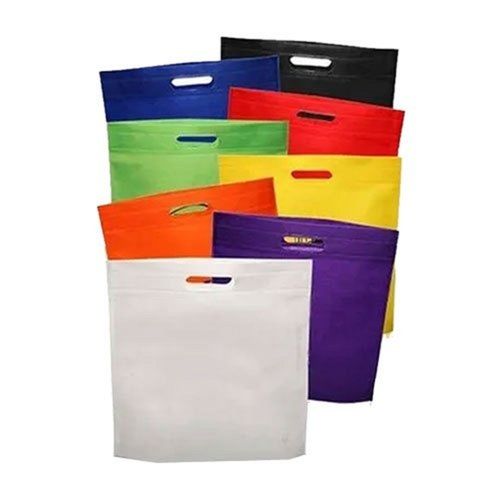 9x12 Recyclable D Cut Non Woven Fabric Shopping Bags