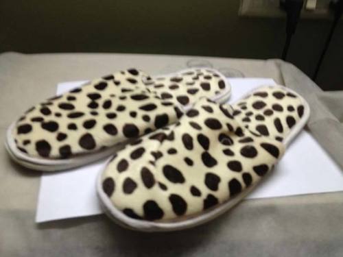 Off White & Brown Bathroom Slippers, Finest Quality, Printed Pattern, Fancy Look, Nice Grip, Skin Friendly, Soft Texture, Easy To Walk, Light Weight