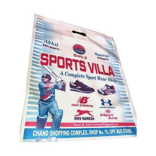 D Cut Handle Printed Recyclable Non Woven Garment Shopping Bags