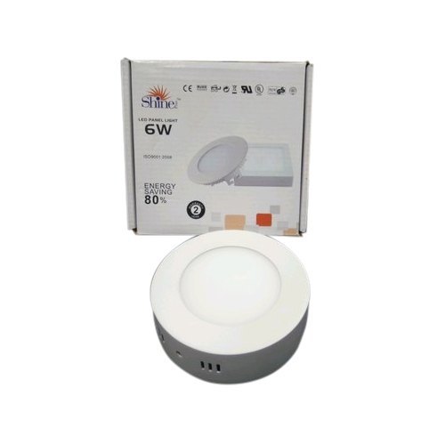 Plastic Dimmable Type Pure White Color Lighting 6 Watt Led Panel Light