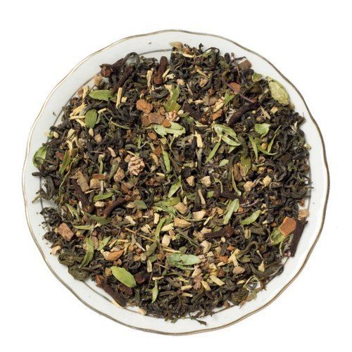 Masala Green Tea Leaves, 20Kg Packaging