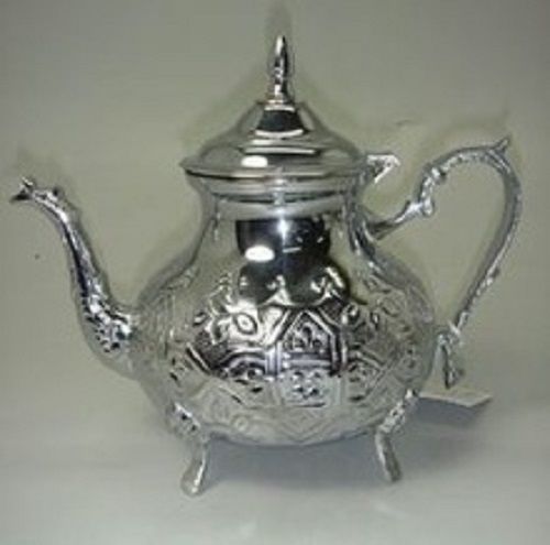 Various Colors Are Available Metal Silver Plated Tea Pot