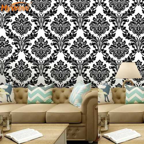 Black Modern Style Decorative Wallpaper