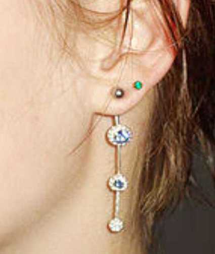 Party Wear Silver Earrings