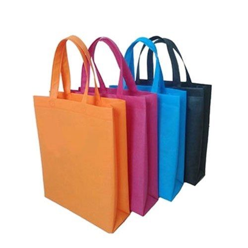 Plain Promotional 100% Recyclable Non Woven Retail Shopping Bags Bag Size: Vary