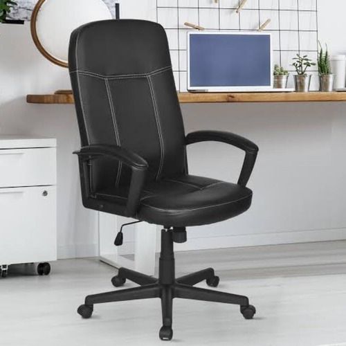 Fine Black Leather Office Chairs