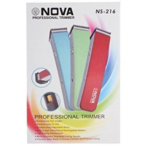 Mild Steel Material Made Ns-216 Nova Rechargeable Trimmer