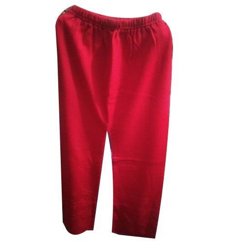 Indian Red Woolen Stitched Palazzo For Ladies, Plain Pattern, Premium Quality, Comfort Look, Comfortable To Wear, Soft Texture, Skin Friendly, Casual Wear, Size: Free Size